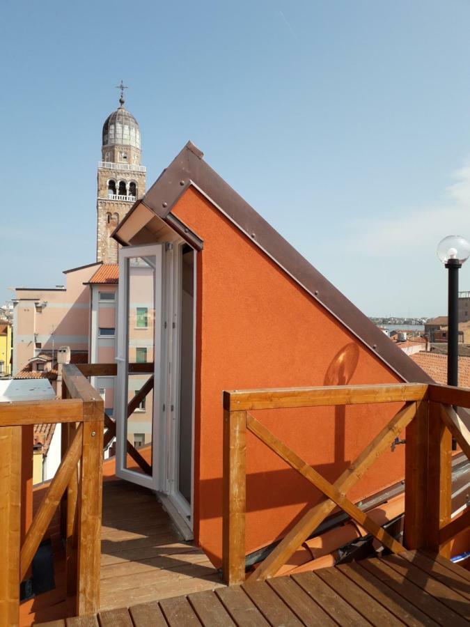 Ferienwohnung Mansarda Settimo Cielo Chioggia Exterior foto